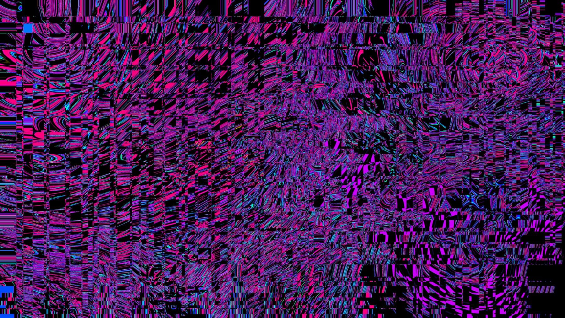 Abstract colorful pixelated digital artwork