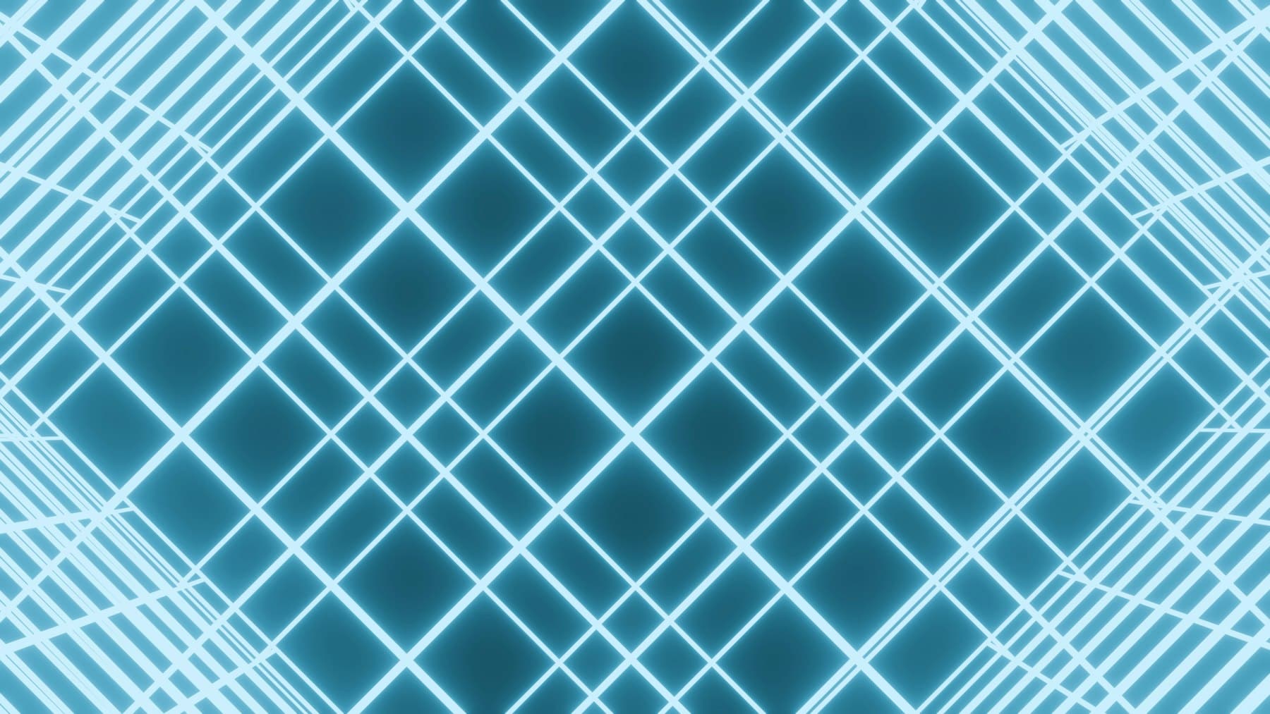 Abstract blue grid pattern with glowing lines